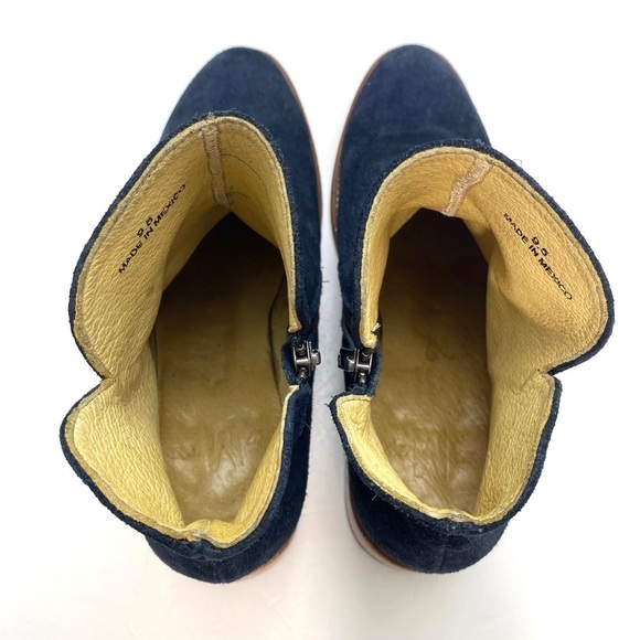 MARCIANTE and Company Suede Chelsea Boot in Navy Blue Size 9.5 - Picture 9 of 12